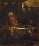 Eugene Delacroix The Disciples at Emmaus, or The Pilgrims at Emmaus Sweden oil painting artist